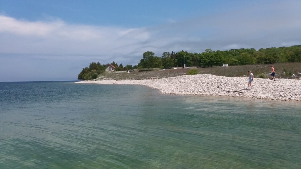 <em>Rock Island features some of the most pristine shoreline in the state. Door County Shore Report photo by Dan Plutchak</em>