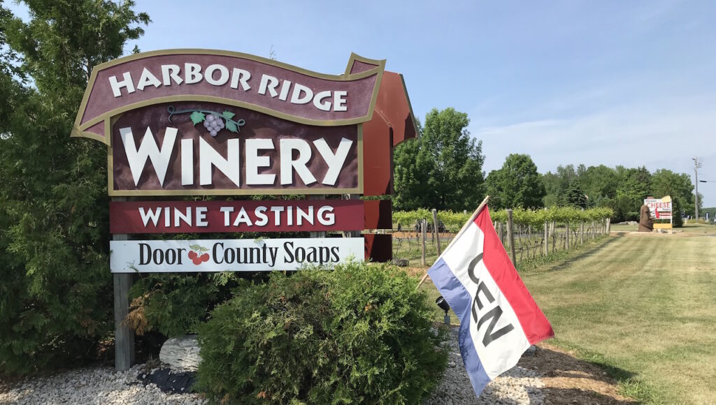 Harbor Ridge Winery, Door County, Wisconsin. Door County Shore Report photo.
